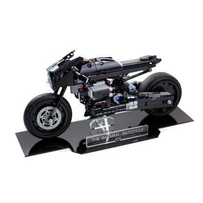 Acrylic display stand for LEGO THE BATMAN – BATCYCLE™ 42155