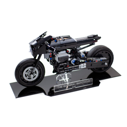 Acrylic display stand for LEGO THE BATMAN – BATCYCLE™ 42155