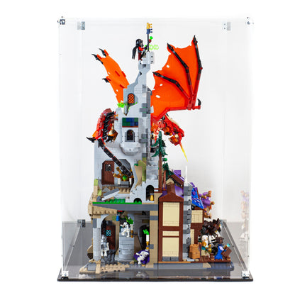 Premium Acrylic Display Case for the LEGO Dungeons & Dragons: Red Dragon's Tale 21348