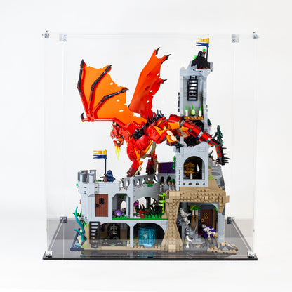 Premium Acrylic Display Case for the LEGO Dungeons & Dragons: Red Dragon's Tale 21348