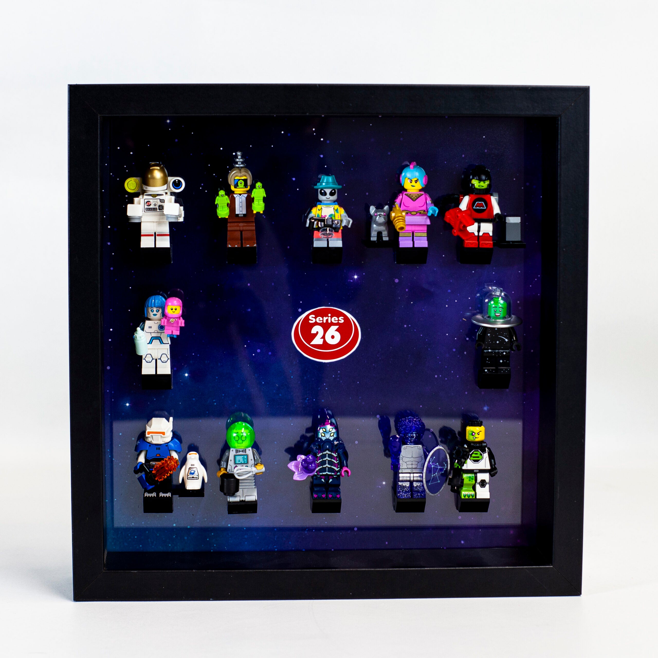 Acrylic Frame Insert for LEGO CMF Minifigure Series 26 – Laser Frame
