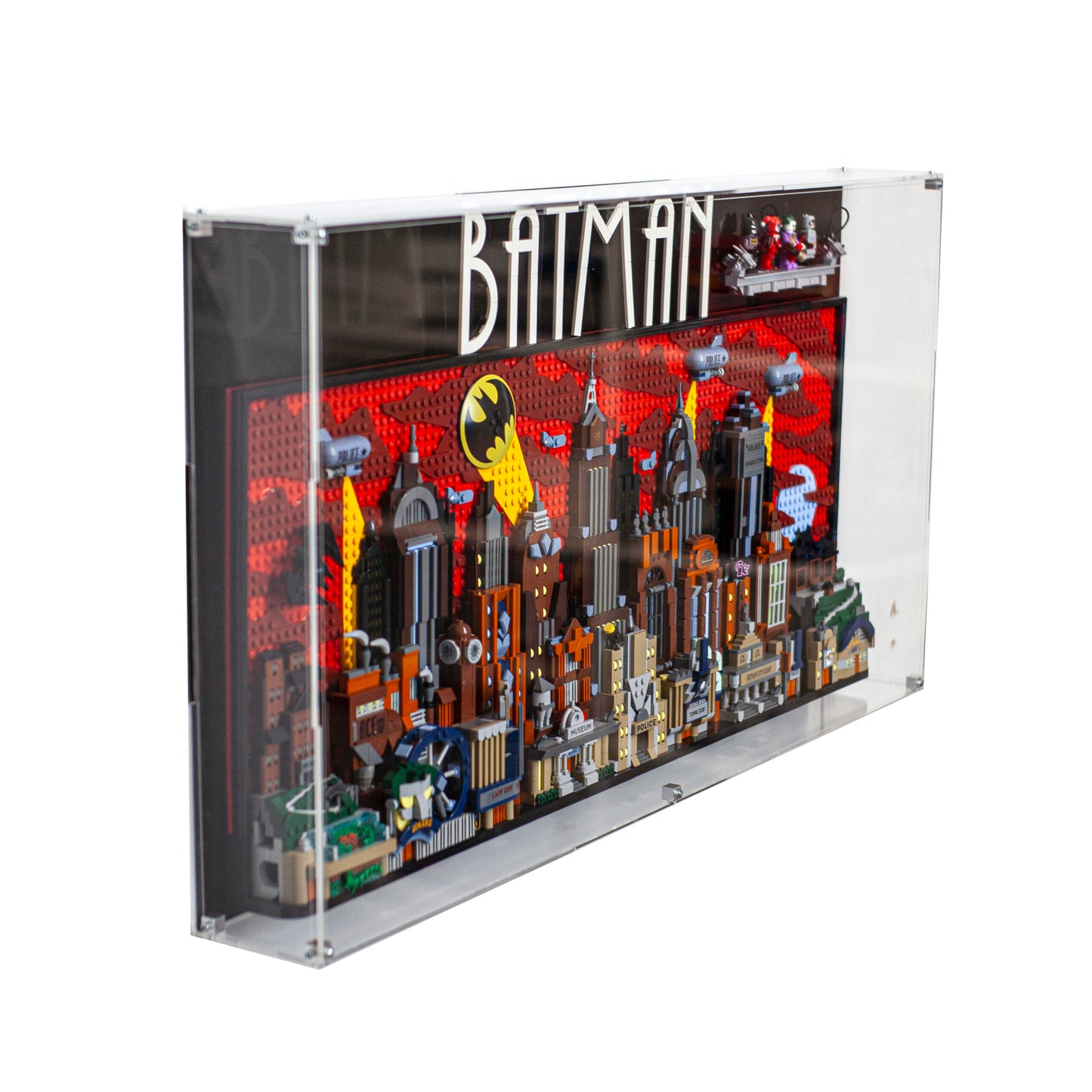 Acrylic Wall Display Case for the LEGO Batman: The Animated Series Gotham City 76271