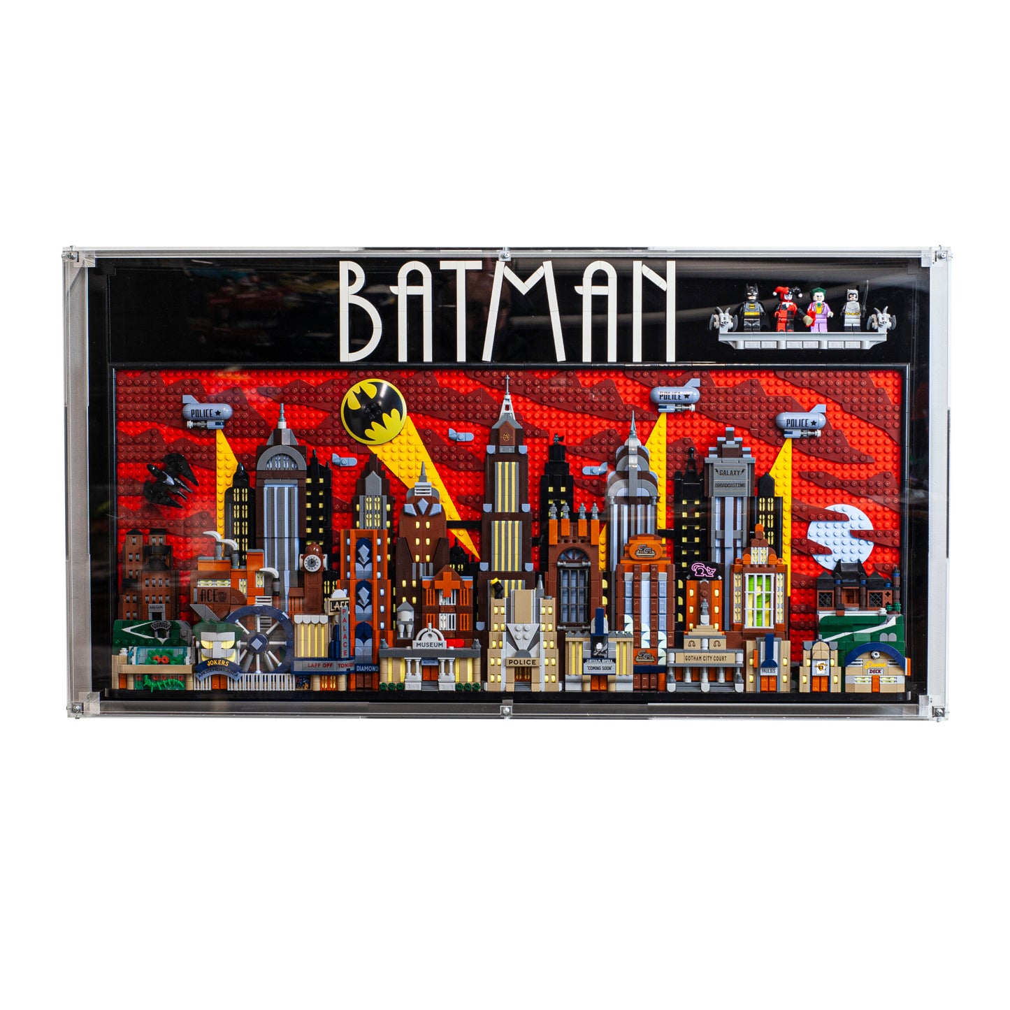 Acrylic Wall Display Case for the LEGO Batman: The Animated Series Gotham City 76271