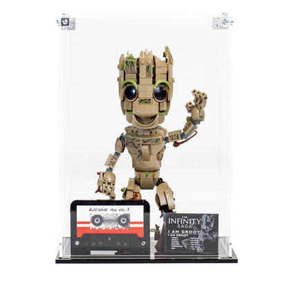 Acrylic Display Case for the LEGO® MARVEL I am Groot 76217