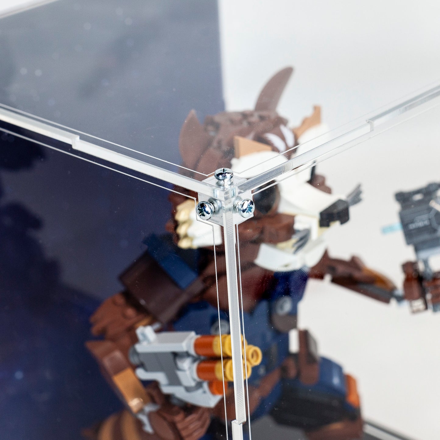 Premium Acrylic Display Case for LEGO Marvel Groot & Rocket
