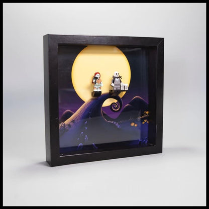 Jack And Sally Acrylic Frame Insert For LEGO Jack And Sally Minifigures