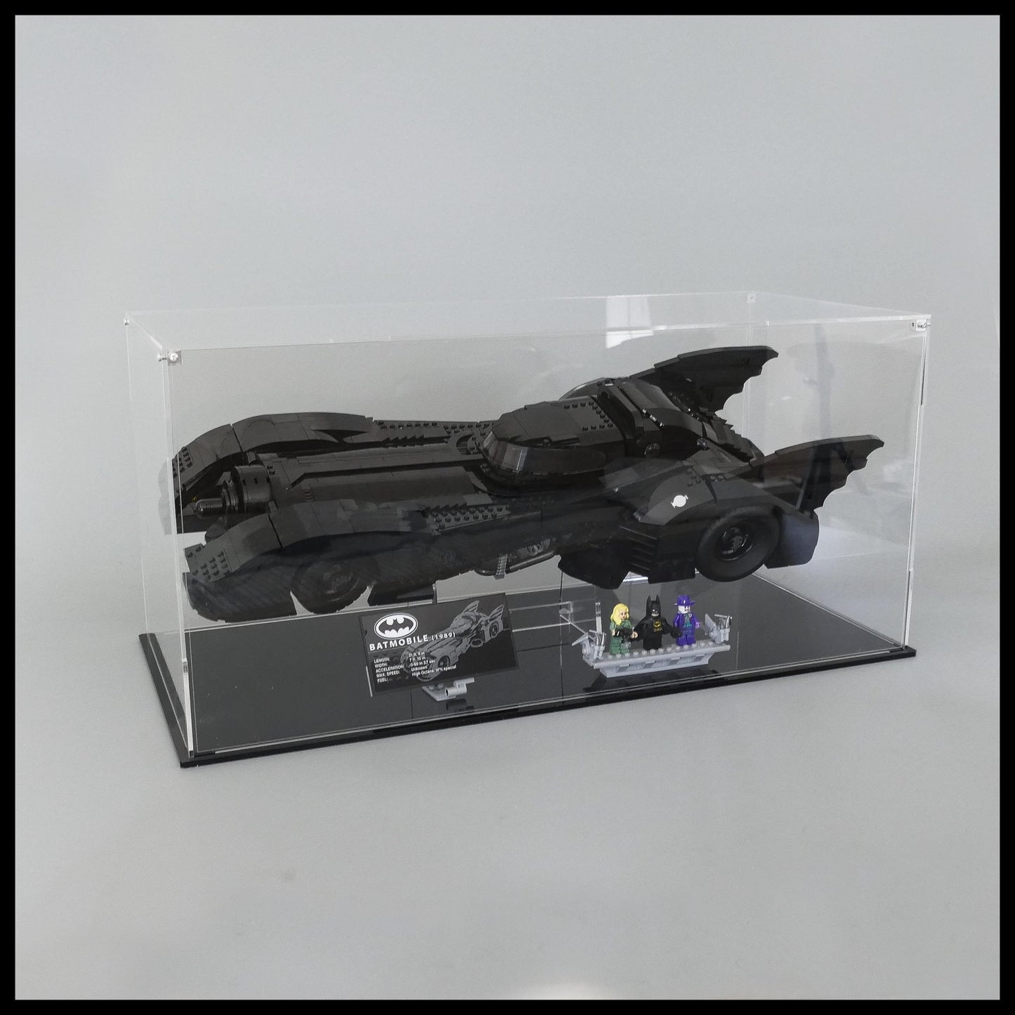 Acrylic Display Case for the  LEGO® 1989 Batmobile™ (76139)