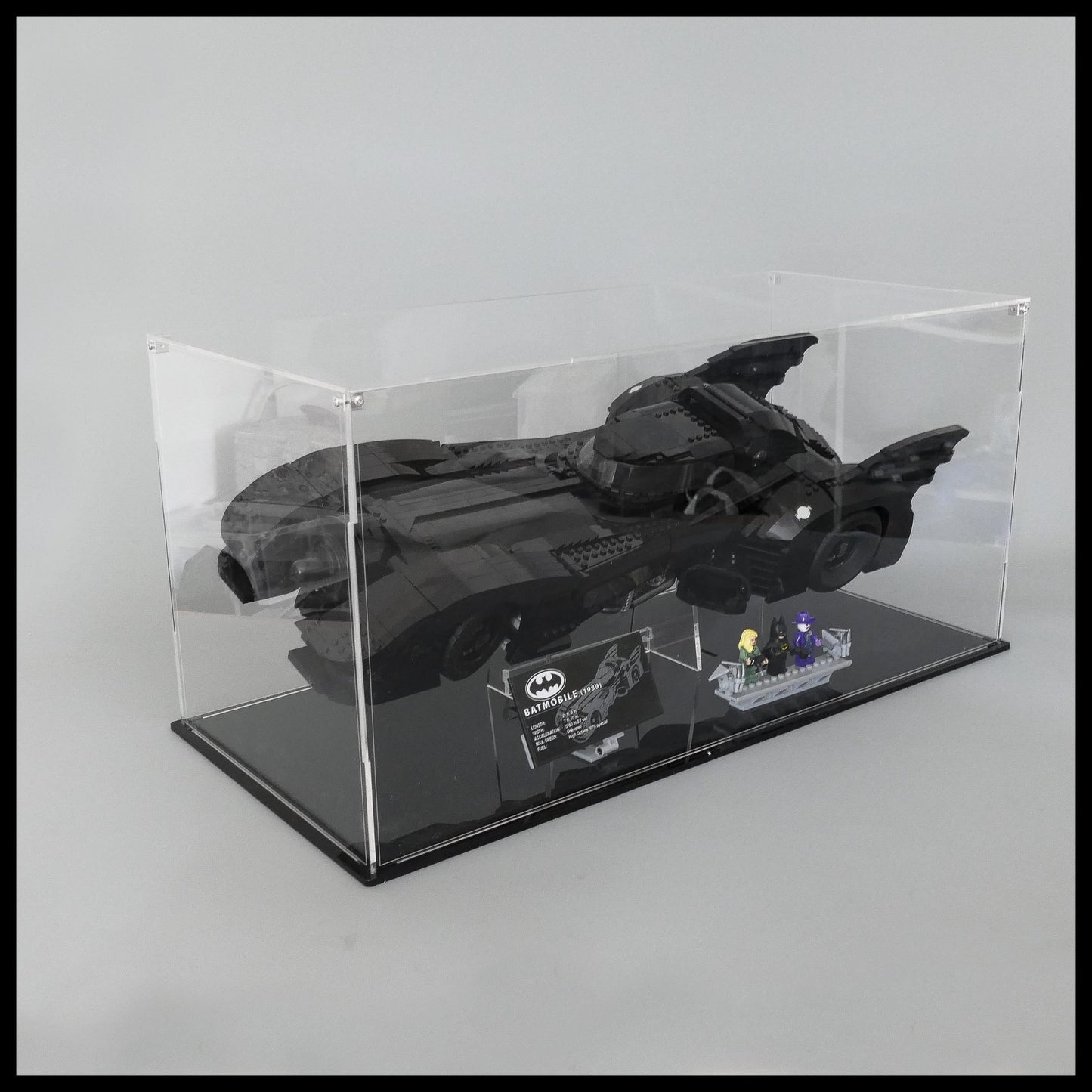 Acrylic Display Case for the  LEGO® 1989 Batmobile™ (76139)