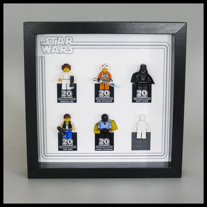 Display Case Lego Star Wars 20th Anniversary Figures Wall Mounted