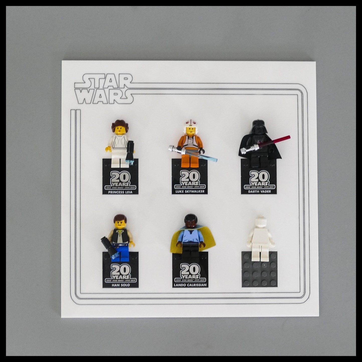 Star Wars 20th Anniversary Display Insert for LEGO Minifigures