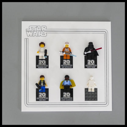 Star Wars 20th Anniversary Display Insert for LEGO Minifigures