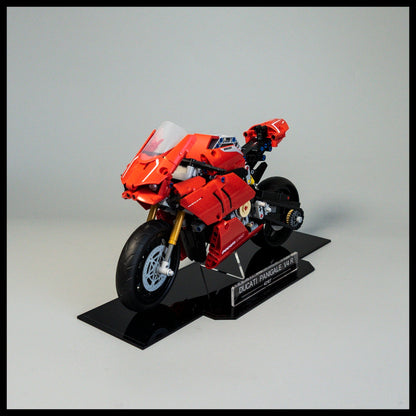 Acrylic display stand for LEGO Technic Ducati Panigale V4 R (42107)