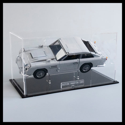 Acrylic Display Case With Internal Sand For LEGO Aston Martin DB5 model (10262)