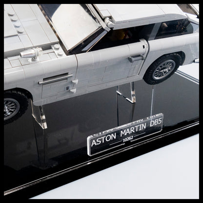 Acrylic Display Case With Internal Sand For LEGO Aston Martin DB5 model (10262)