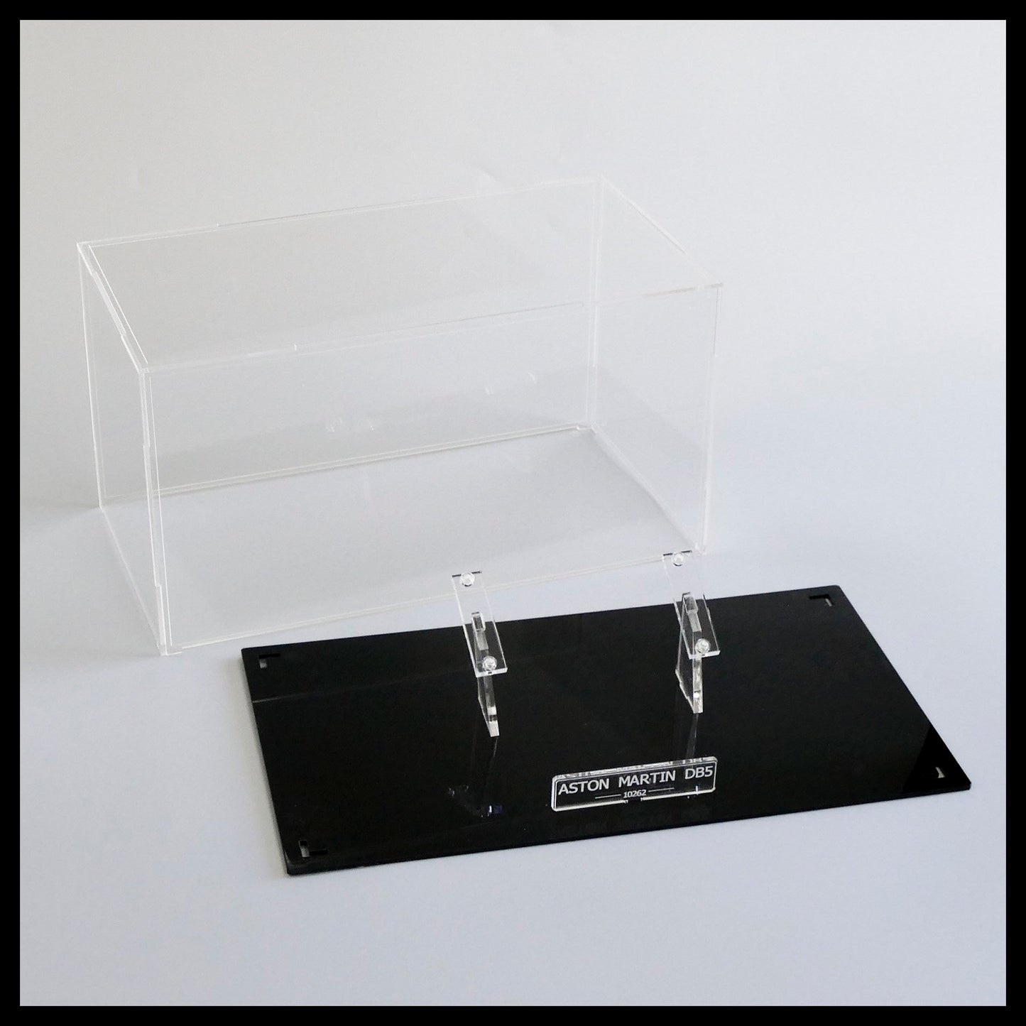 Acrylic Display Case With Internal Sand For LEGO Aston Martin DB5 model (10262)