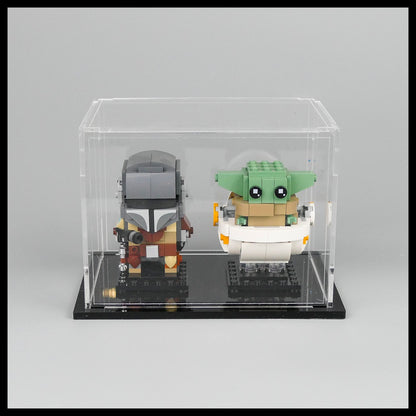 Acrylic stackable Display Case for LEGO Brickheadz (double)