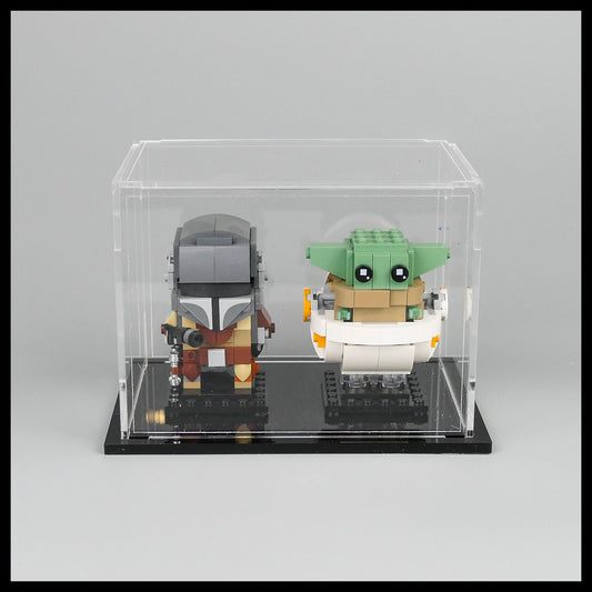 Acrylic stackable Display Case for LEGO Brickheadz (double)