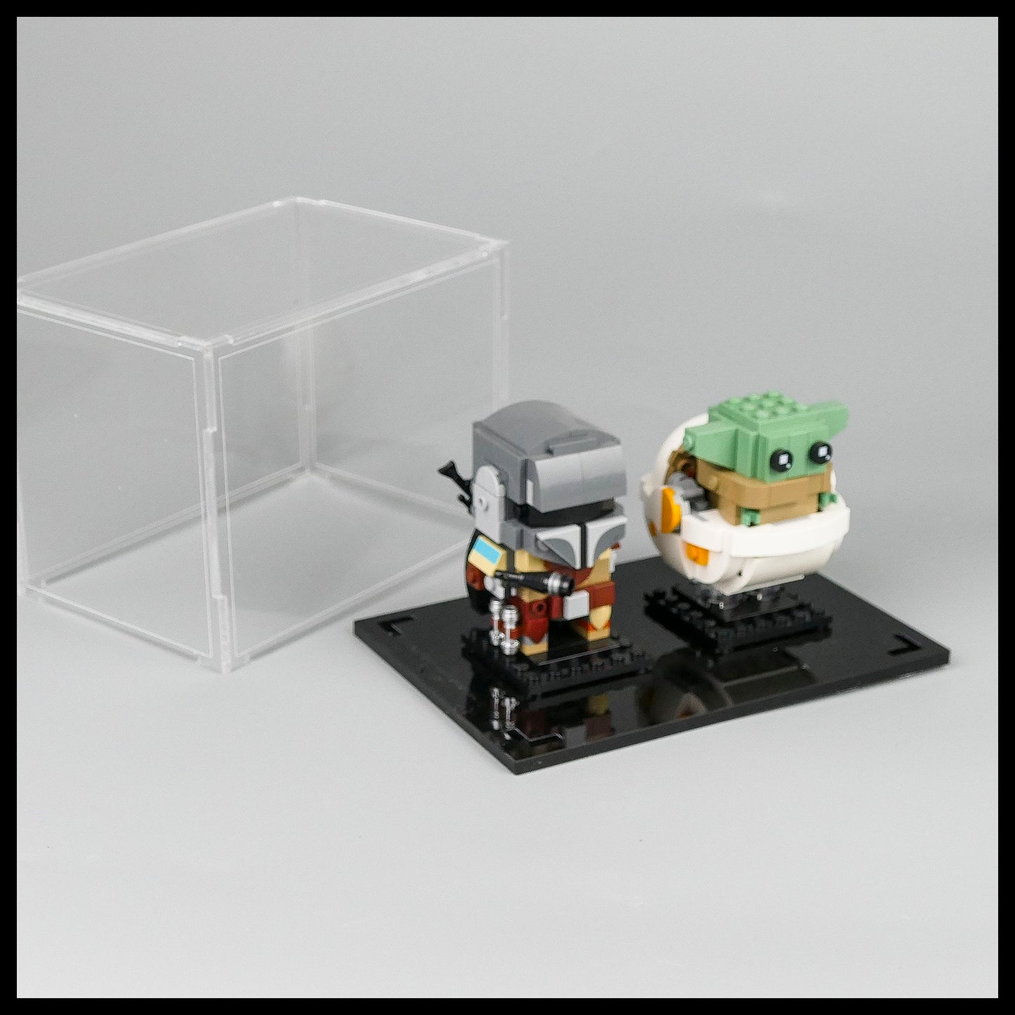Acrylic stackable Display Case for LEGO Brickheadz (double)