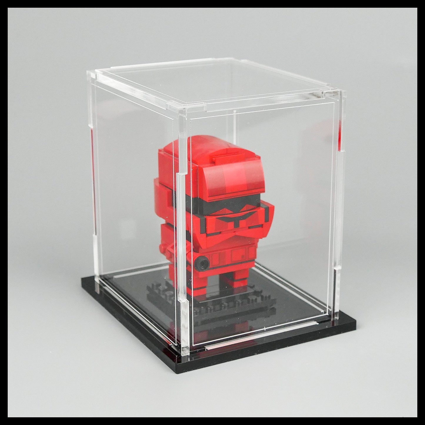 Acrylic stackable Display Case for LEGO Brickheadz (single)