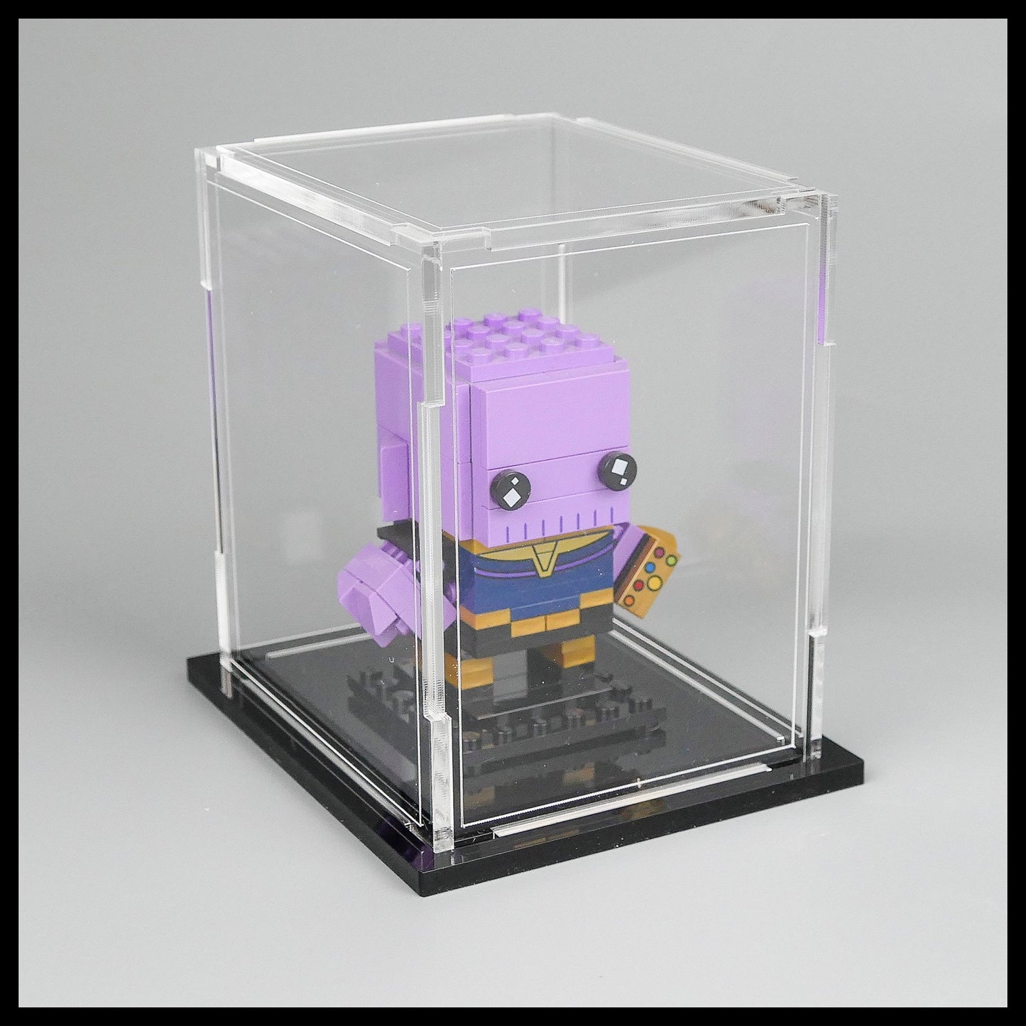 Acrylic stackable Display Case for LEGO Brickheadz (single)