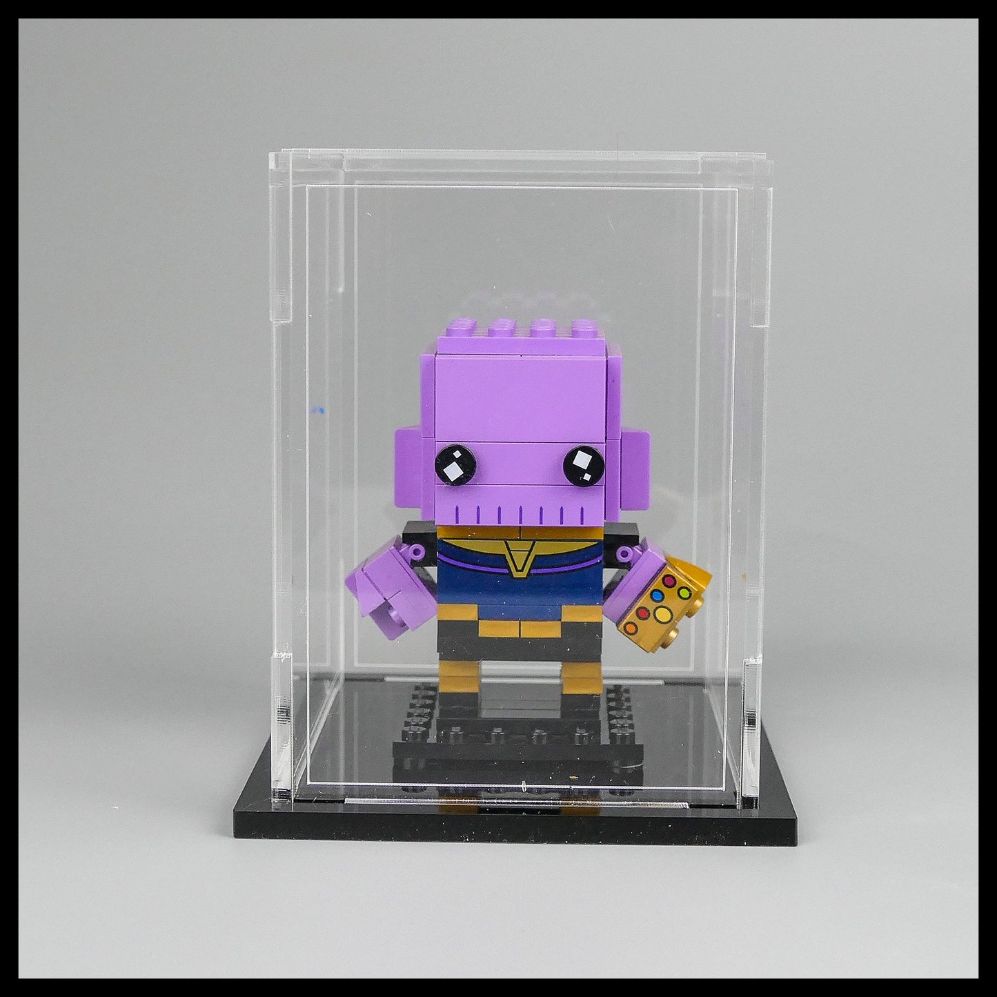 Acrylic stackable Display Case for LEGO Brickheadz (single)