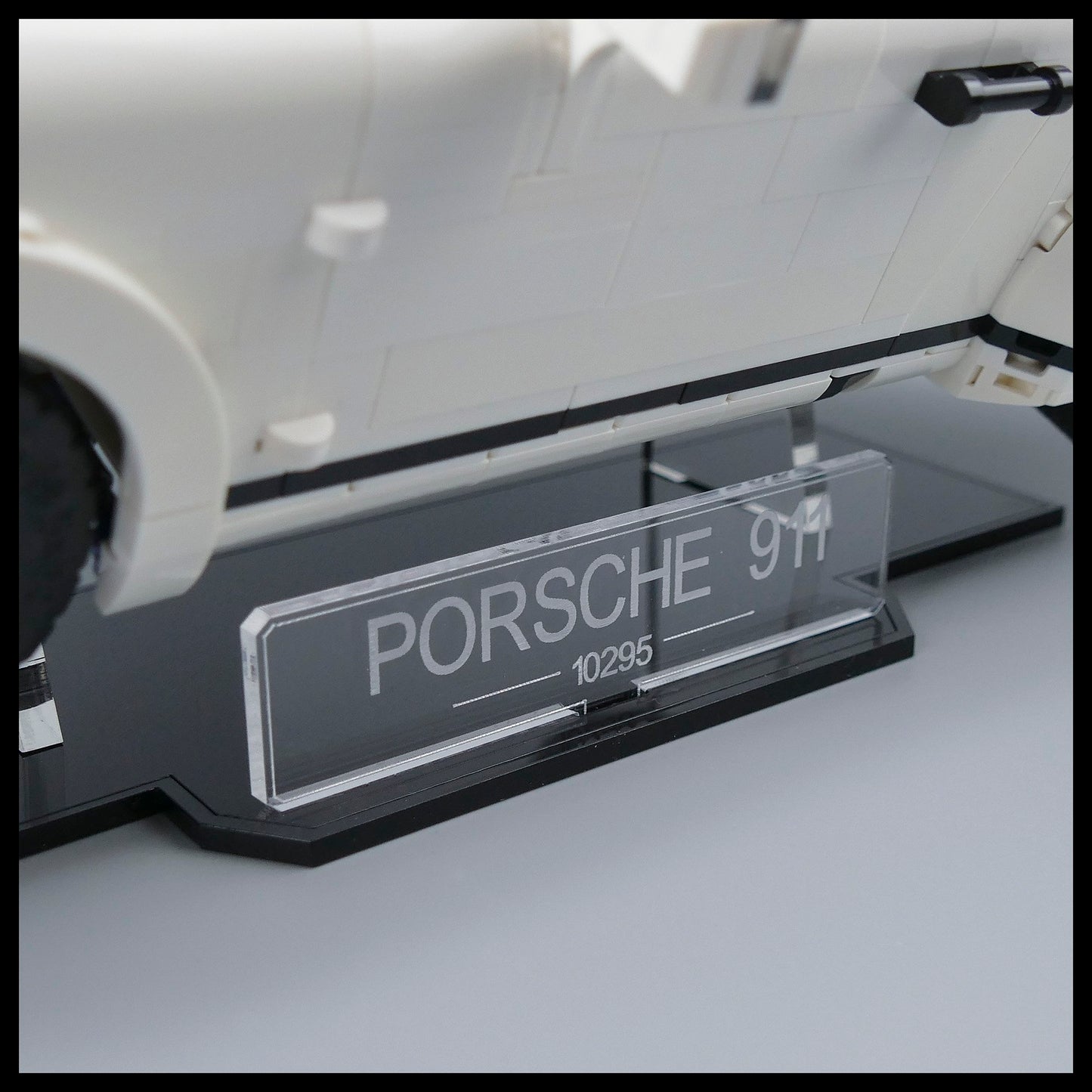 Porsche 911 Acrylic Display Stand For LEGO Creator model (10295)