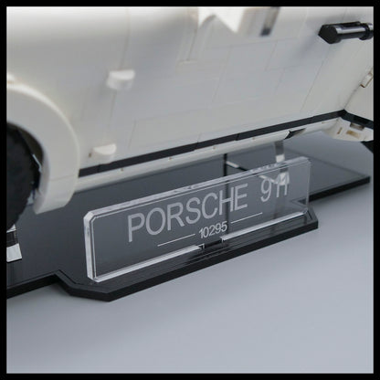 Porsche 911 Acrylic Display Stand For LEGO Creator model (10295)