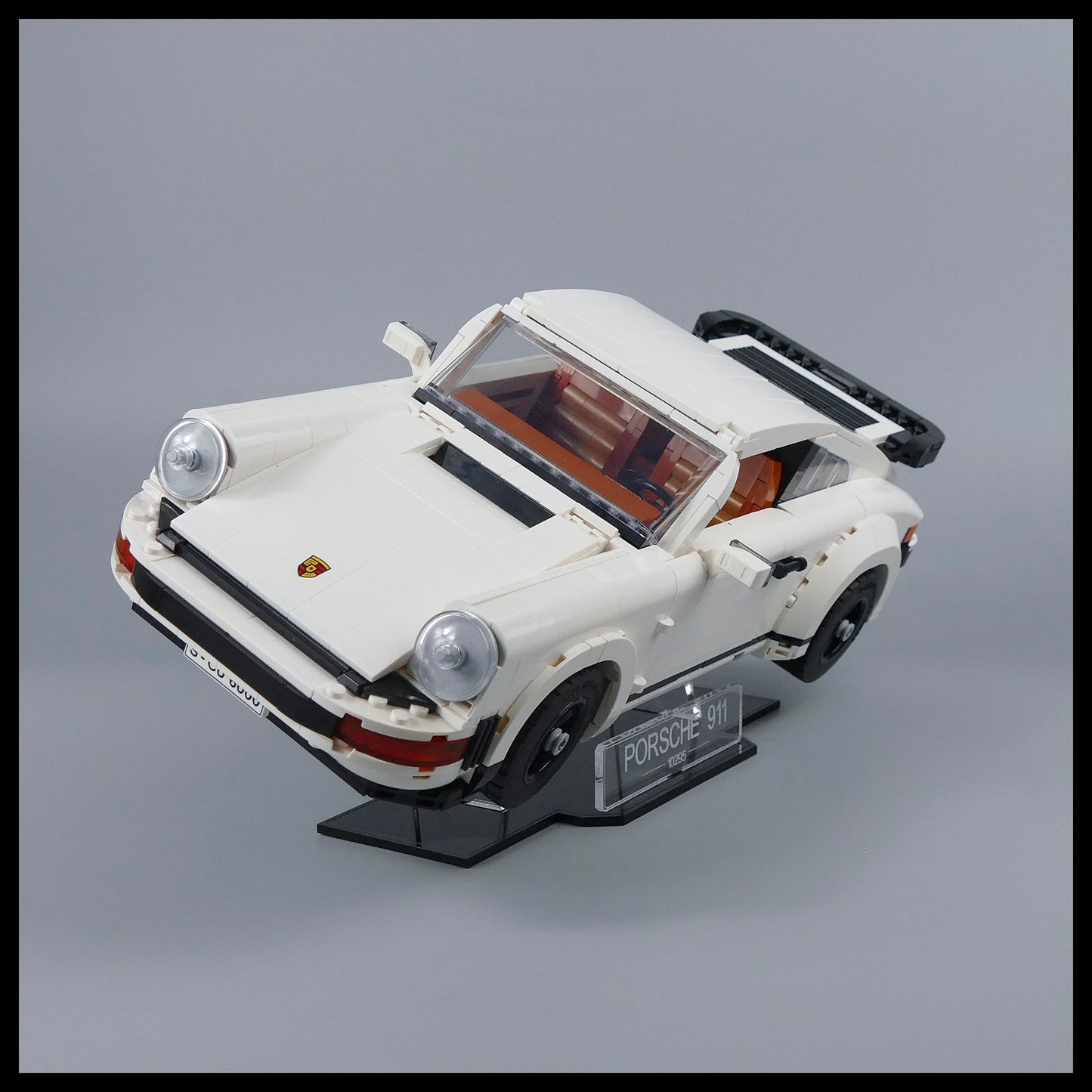 Porsche 911 Acrylic Display Stand For LEGO Creator model (10295)