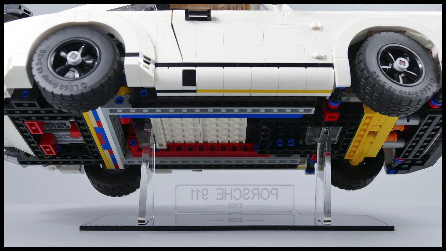 Porsche 911 Acrylic Display Stand For LEGO Creator model (10295)