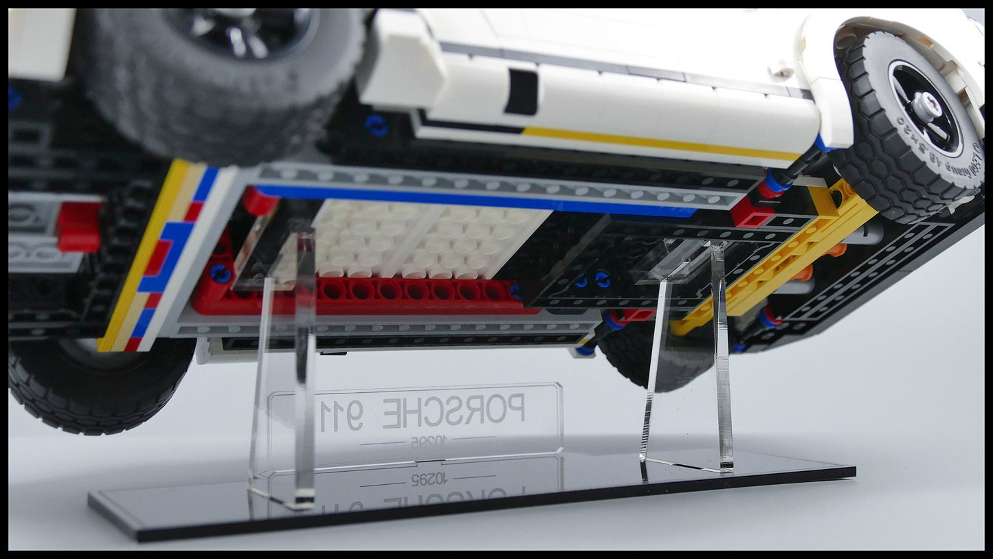 Porsche 911 Acrylic Display Stand For LEGO Creator model (10295)