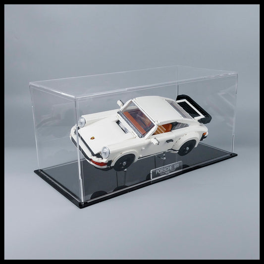 Porsche 911 Acrylic Display Case With Internal Stand For LEGO® model (10295)