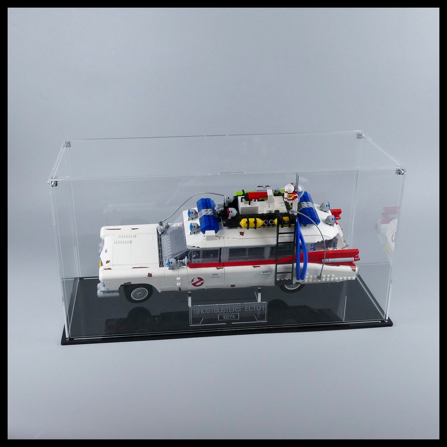 Acrylic Display Case With Internal Stand For LEGO Creator Ghostbusters™ ECTO-1 10274