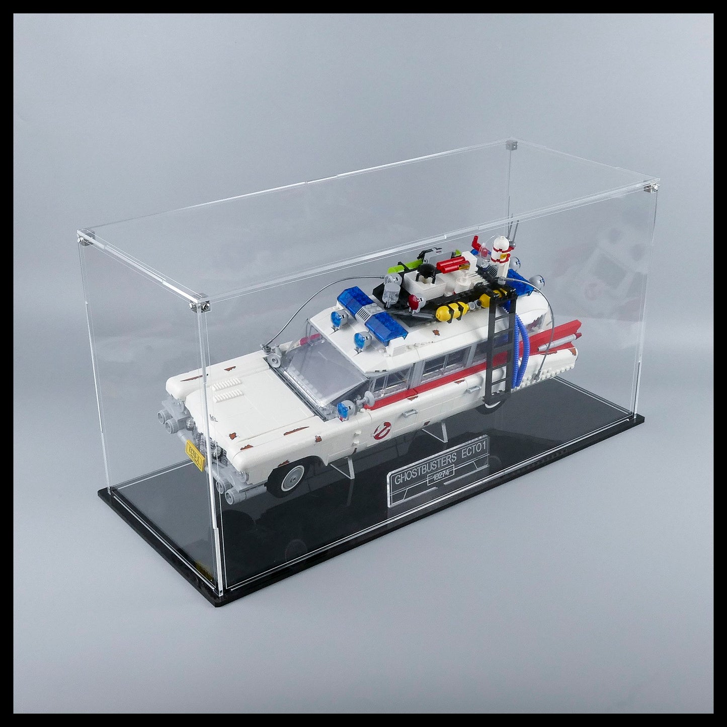 Acrylic Display Case With Internal Stand For LEGO Creator Ghostbusters™ ECTO-1 10274