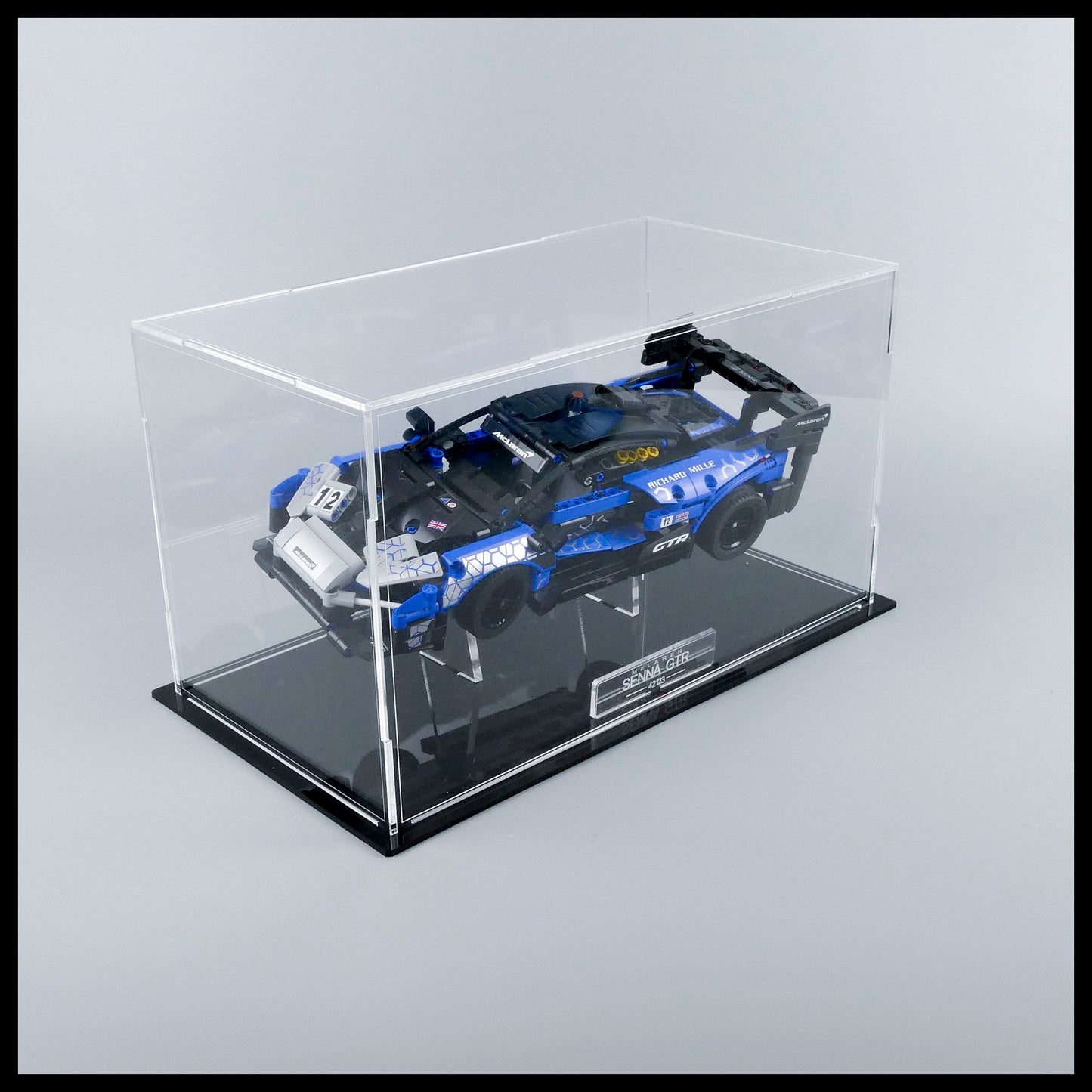 McLaren Senna  Display Case With Internal Stand For LEGO model (42123)