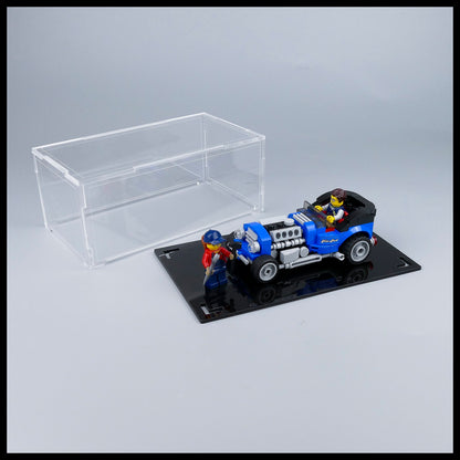 Acrylic Display Case for LEGO Hotrod (40409)