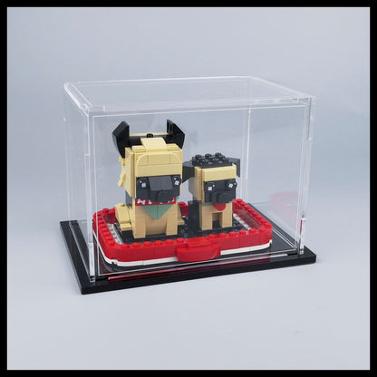 Acrylic stackable Display Case for LEGO Brickheadz (PETS)