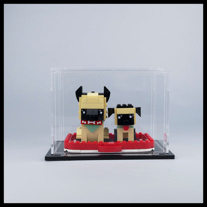 Acrylic stackable Display Case for LEGO Brickheadz (PETS)