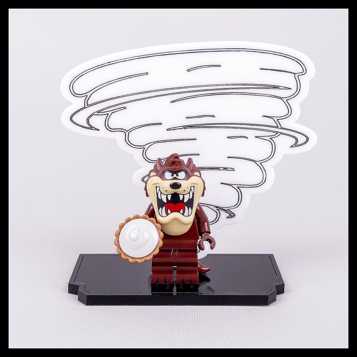 TAZ Minifigure Display stand for LEGO Looney Tunes