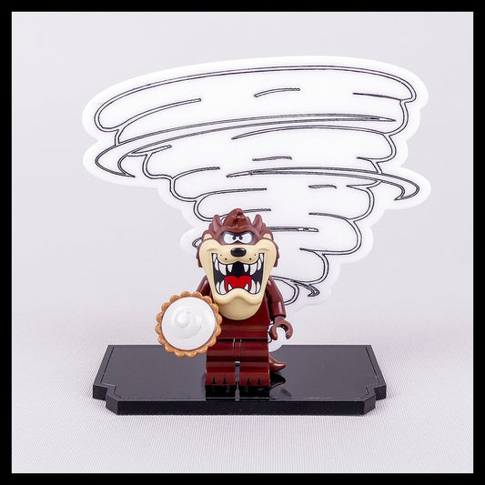 TAZ Minifigure Display stand for LEGO Looney Tunes