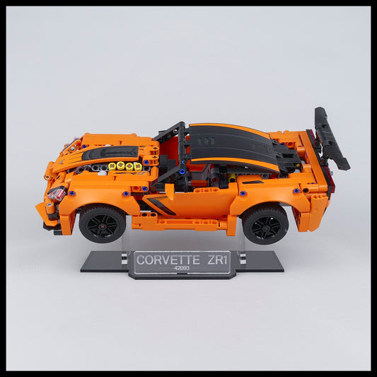 Acrylic Display Stand for LEGO Chevrolet Corvette ZR1 (42093)