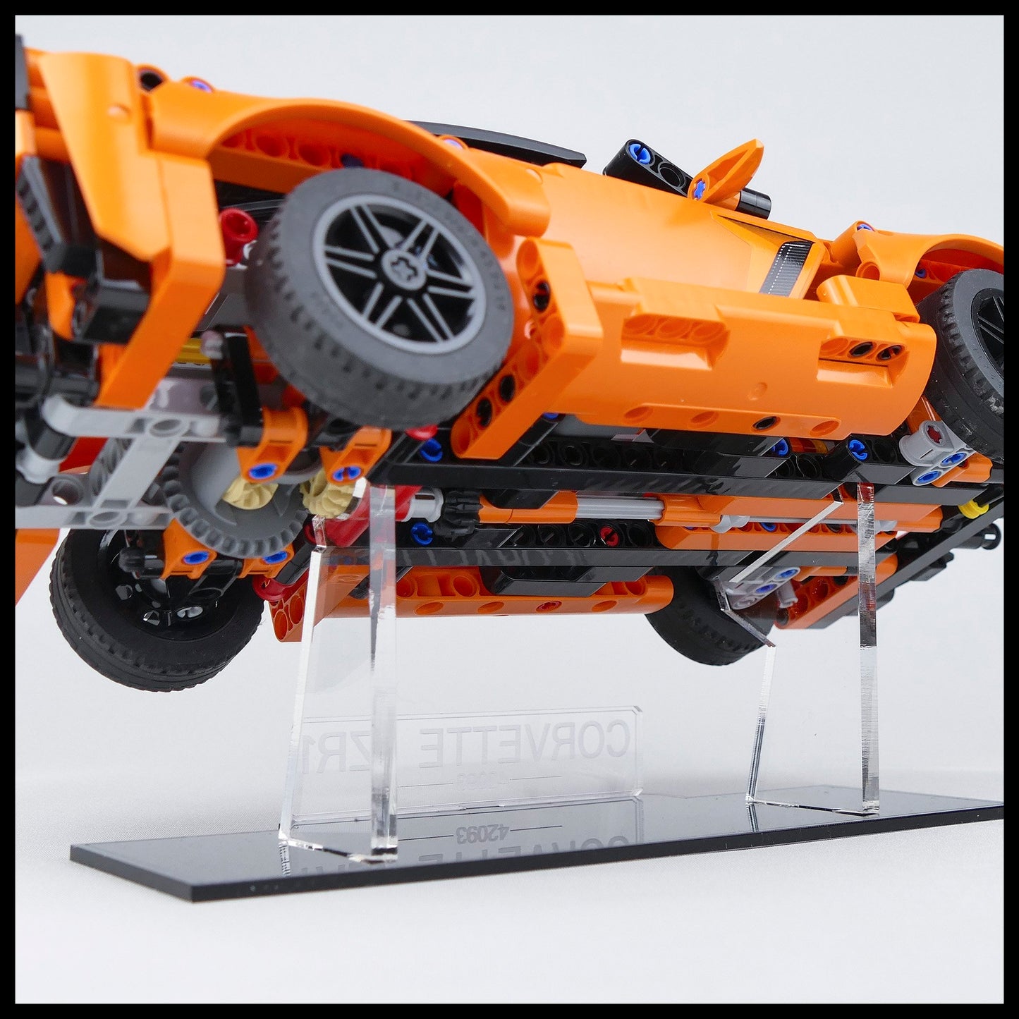 Acrylic Display Stand for LEGO Chevrolet Corvette ZR1 (42093)