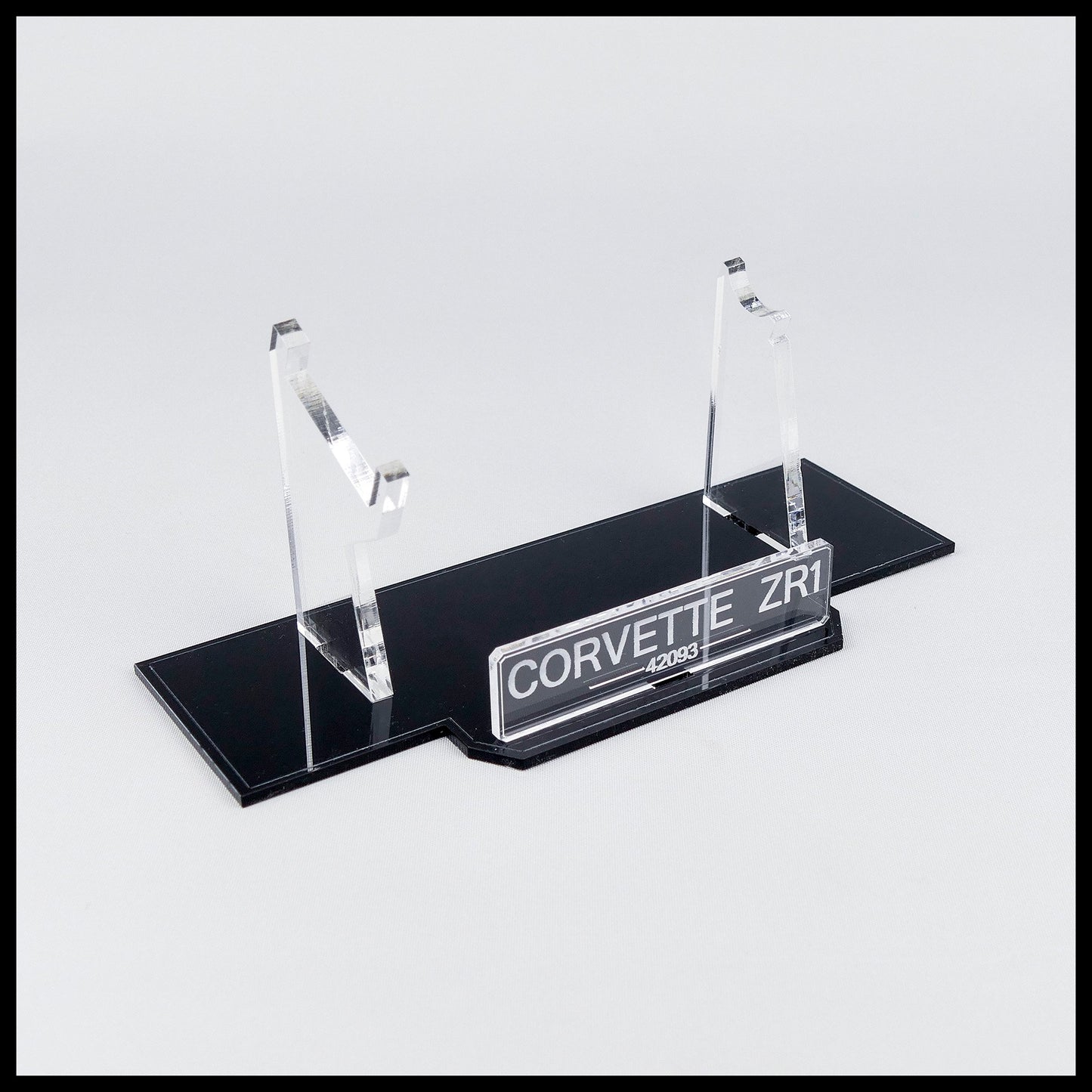 Acrylic Display Stand for LEGO Chevrolet Corvette ZR1 (42093)