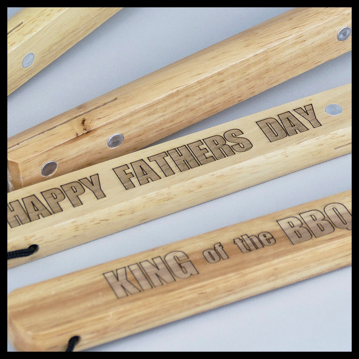 Fathers day personalised BBQ set