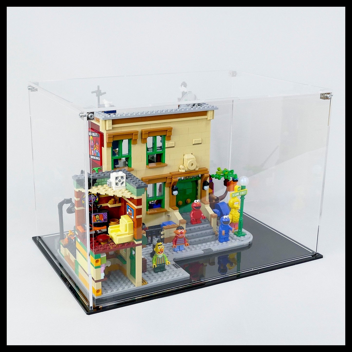 Acrylic Display Case For LEGO 123 Sesame Street (21324)