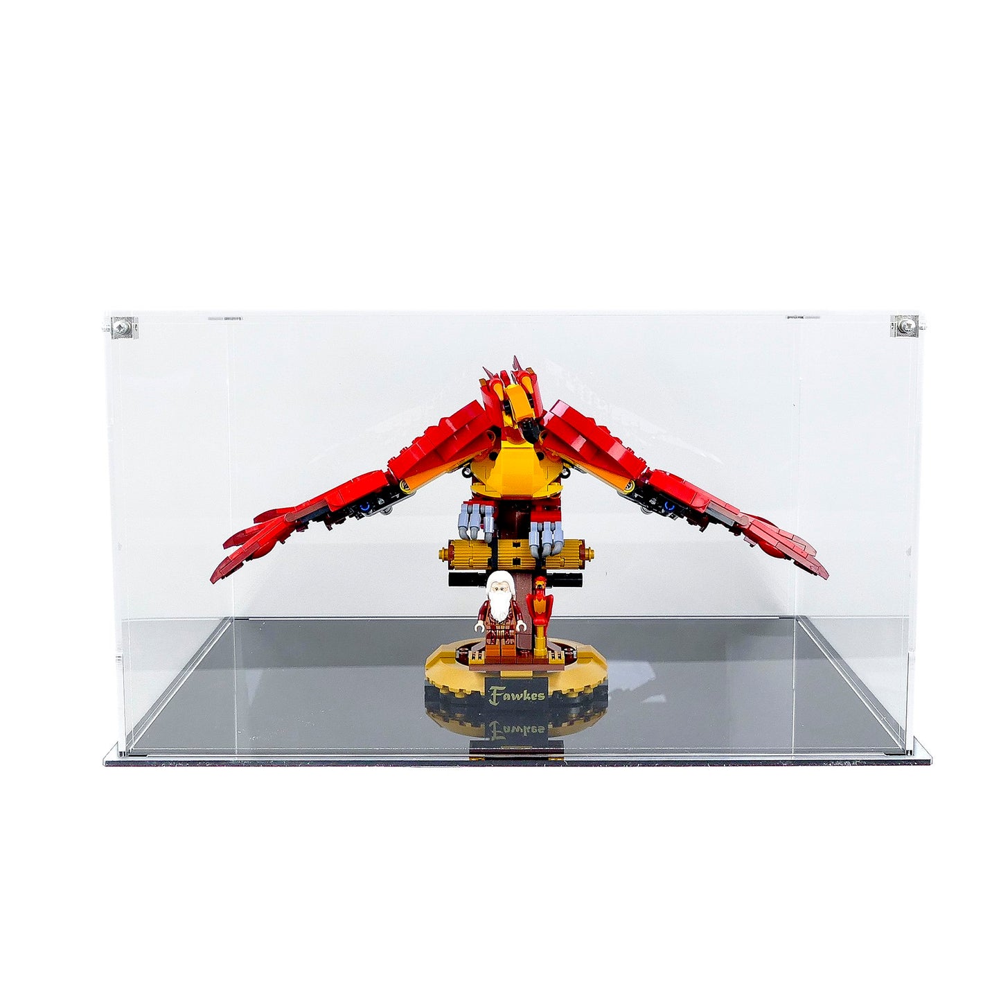Stackable Acrylic Display Case for LEGO Hedwig/Fawkes 75979/76394