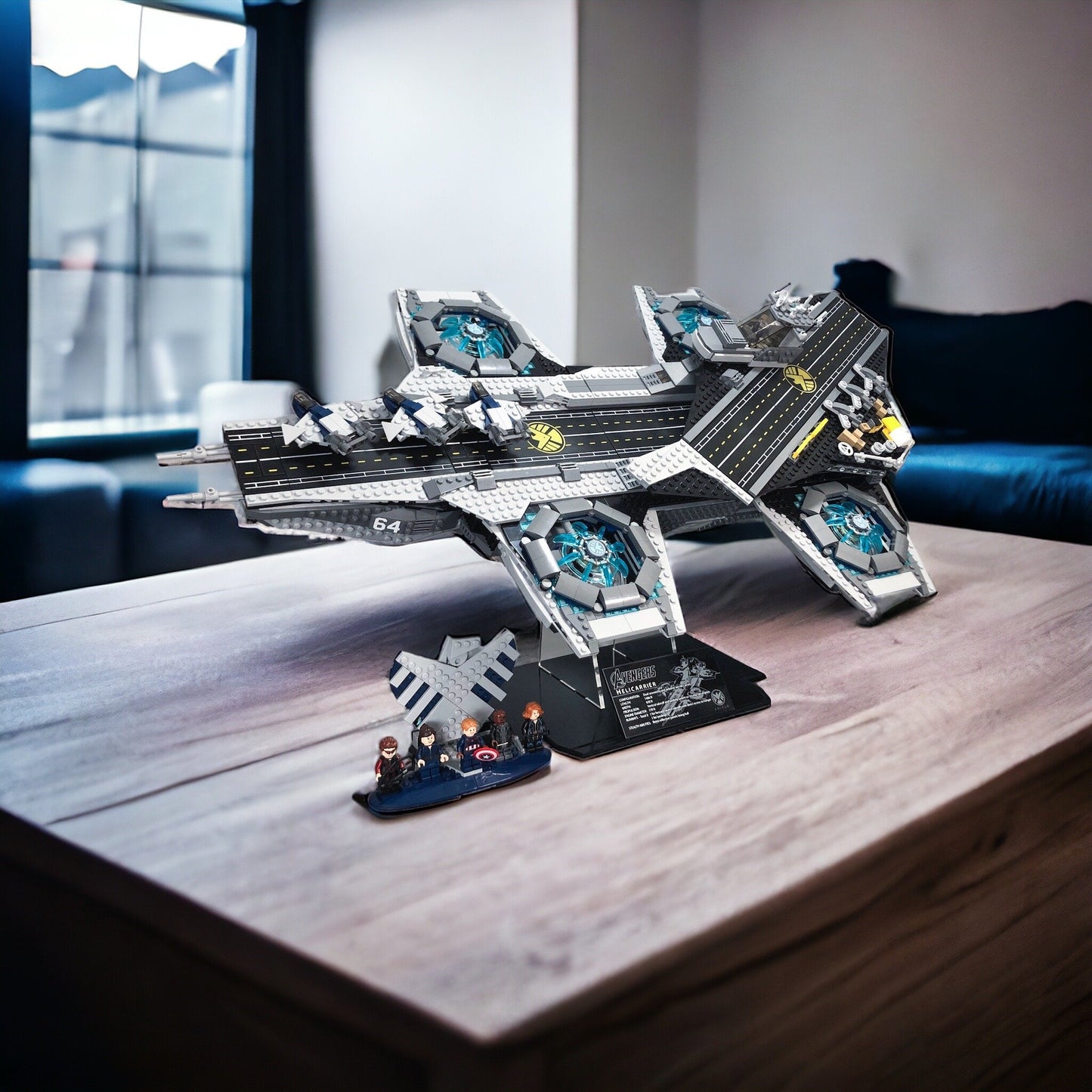 Acrylic Display Stand for the LEGO® S.H.E.I.L.D Helicarrier 76042
