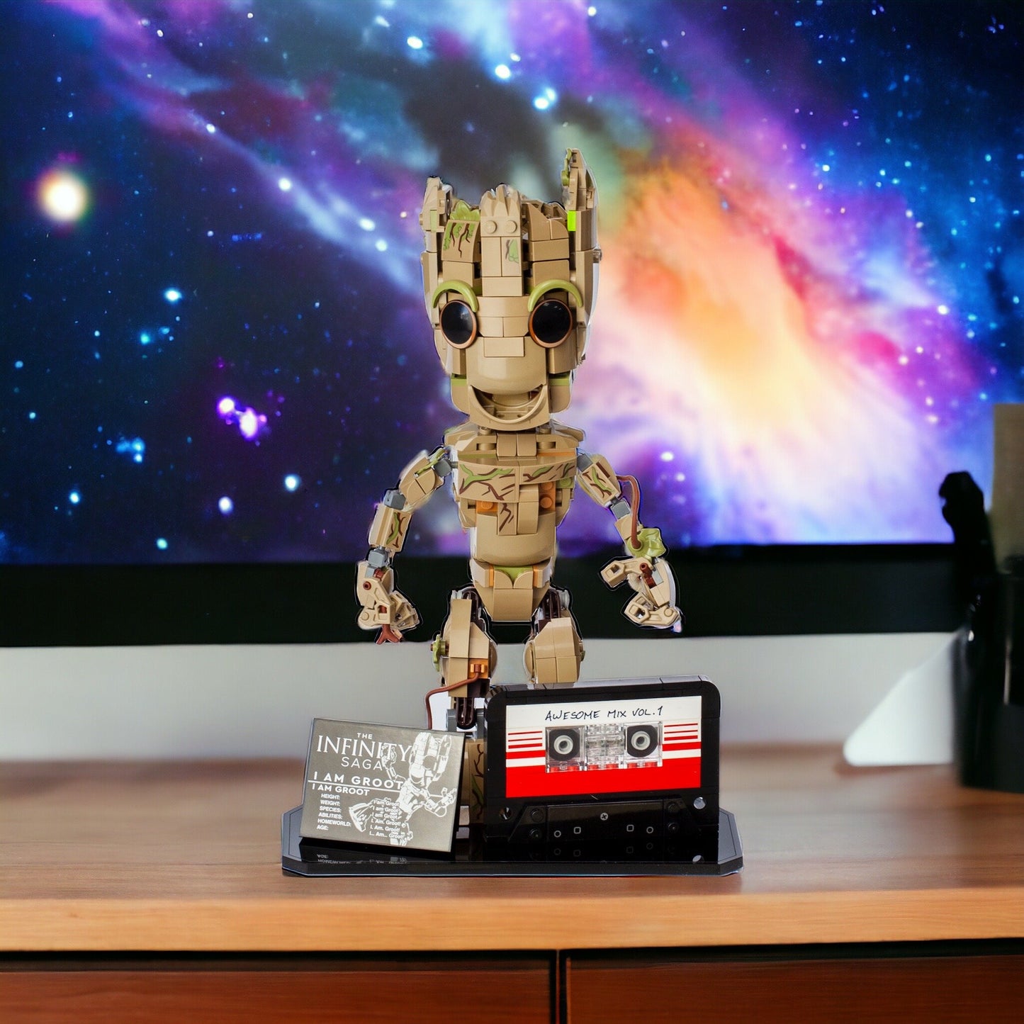 Acrylic Display Stand for the LEGO® MARVEL I am Groot 76217