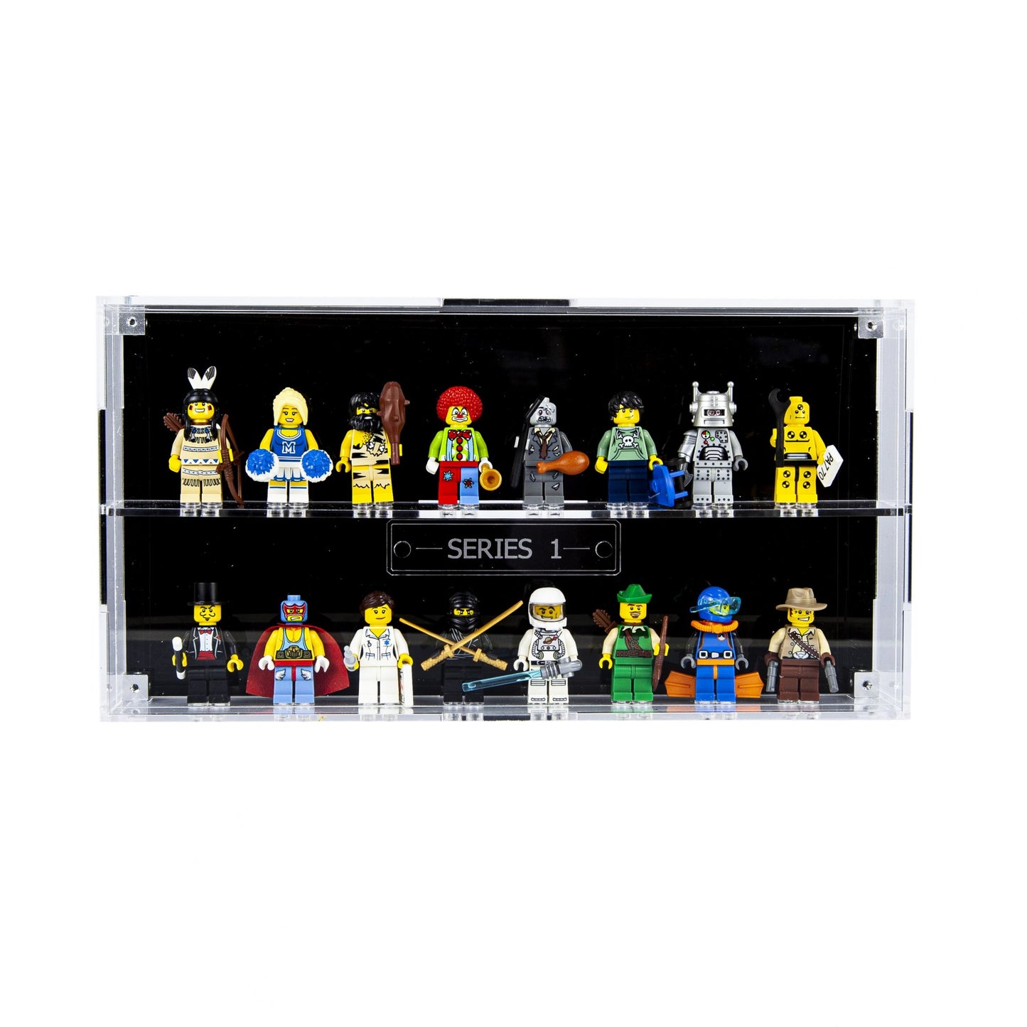 Full set of Acrylic Display Cases for LEGO Minifigures Series 1-24