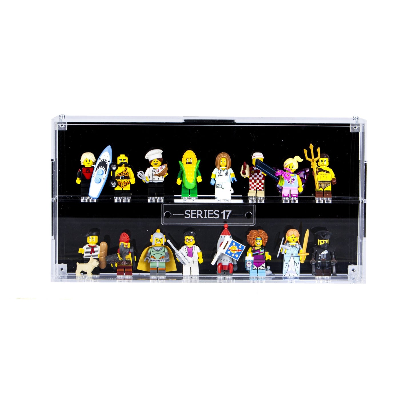Full set of Acrylic Display Cases for LEGO Minifigures Series 1-24