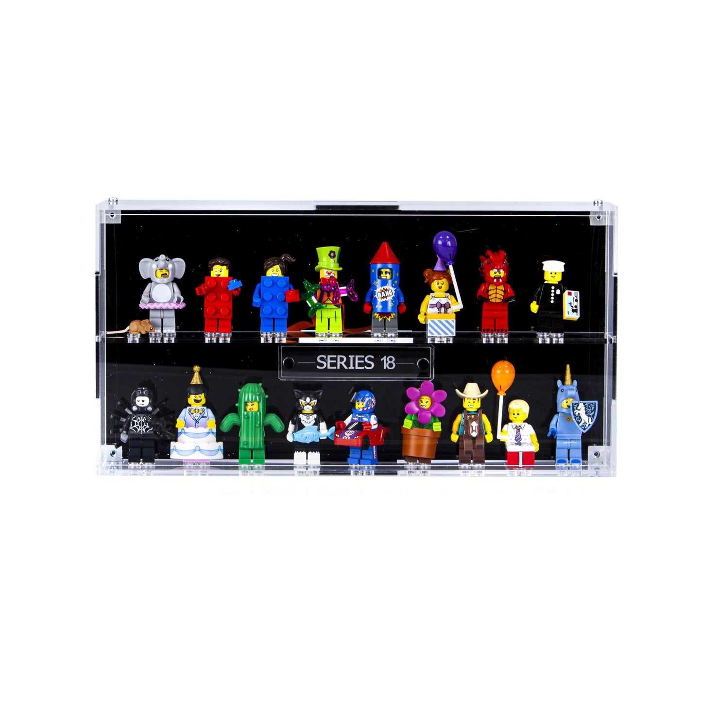 Full set of Acrylic Display Cases for LEGO Minifigures Series 1-24